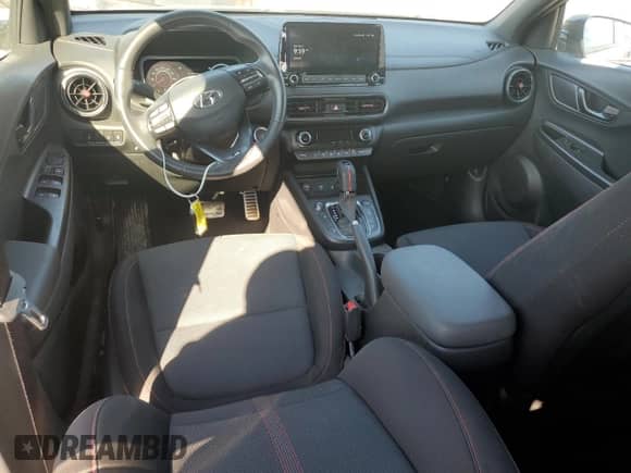 2023 Hyundai Kona N Line с VIN KM8K33A36PU938836, выставлен на аукционе Copart как лот 68021135 с пробегом 27 554 миль миль и Списание • Salvage title. История ставок и продаж доступна на DreamBid. Изображение 8.