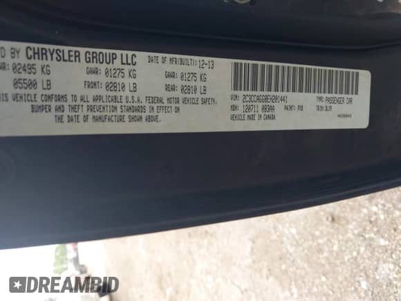 2014 Chrysler 300 S с VIN 2C3CCAGG8EH201441, выставлен на аукционе IAAI как лот 42796650 с пробегом 143 668 миль миль и . История ставок и продаж доступна на DreamBid. Изображение 9.