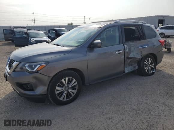 2019 Nissan Pathfinder SV with VIN 5N1DR2MM7KC643359, listed as a Copart auction lot 72007355 with 121,718 mi miles and Salvage title. Bid and sale history available at DreamBid. Image 1.
