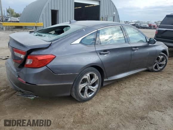 2018 Honda Accord EX-L с VIN 1HGCV1F51JA116943, выставлен на аукционе Copart как лот 85136425 с пробегом 77 953 миль миль и Списание • Salvage title. История ставок и продаж доступна на DreamBid. Изображение 3.