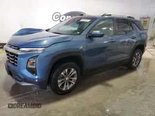 2025 Chevrolet Equinox AWD LT с VIN 3GNAXPEG7SL177592, выставлен на аукционе Copart как лот 43320555 с пробегом 2 366 миль миль и Чистый • Clean title. История ставок и продаж доступна на DreamBid. Изображение 1.