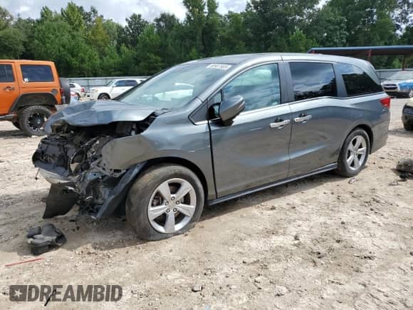 2019 Honda Odyssey EX z VIN 5FNRL6H52KB036889, wystawiony jako Copart lot #68907905 z przebiegiem Nie podano mil oraz Nie do naprawy • Non repairable. Historia ofert i sprzedaży dostępna na DreamBid. Obrazek 1.