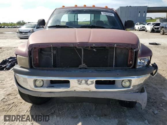 2001 Dodge 2500 with VIN 3B7KF26Z31M531832, listed as a Copart auction lot 74026864 with Not provided miles and Salvage title. Bid and sale history available at DreamBid. Image 5.