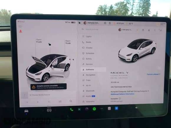 2022 Tesla Model Y Long Range с VIN 7SAYGAEE3NF427483, выставлен на аукционе IAAI как лот 43443237 с пробегом 33 529 миль миль и . История ставок и продаж доступна на DreamBid. Изображение 7.