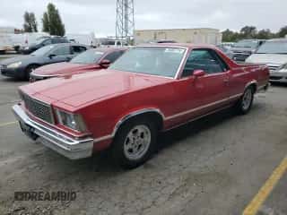 1978 Chevrolet El Camino z VIN 1W80U8Z410756, wystawiony jako Copart lot #76082714 z przebiegiem 1 153 mil mil oraz Czysty tytuł • Clean title. Historia ofert i sprzedaży dostępna na DreamBid. Obrazek 1.