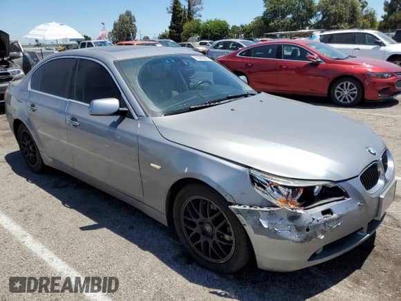 2006 BMW 5 Series 530xi z VIN WBANF73556CG69585, wystawiony jako Copart lot #63085885 z przebiegiem 86 280 mil mil oraz Szkoda całkowita • Salvage title. Historia ofert i sprzedaży dostępna na DreamBid. Obrazek 4.