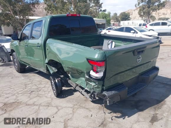 2022 Nissan Frontier SV with VIN 1N6ED1EK7NN628557, listed as a IAAI auction lot 43292655 with 41,244 mi miles and . Bid and sale history available at DreamBid. Image 3.