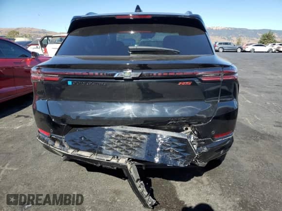 2024 Chevrolet Equinox EV RS с VIN 3GN7DPRR3RS233400, выставлен на аукционе Copart как лот 69671505 с пробегом 9 100 миль миль и Списание • Salvage title. История ставок и продаж доступна на DreamBid. Изображение 6.