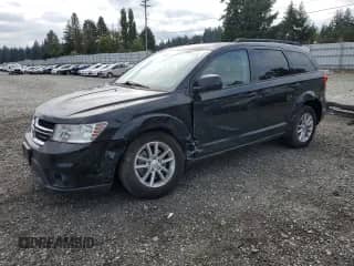 2015 Dodge Journey SXT with VIN 3C4PDDBG4FT651602, listed as a Copart auction lot 80058895 with 117,993 mi miles and Salvage title. Bid and sale history available at DreamBid. Image 1.
