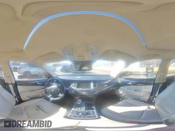 2014 Hyundai Equus Signature z VIN KMHGH4JH9EU083832, wystawiony jako Copart lot #50416535 z przebiegiem 92 508 mil mil oraz Szkoda całkowita • Salvage title. Historia ofert i sprzedaży dostępna na DreamBid. Obrazek 13.