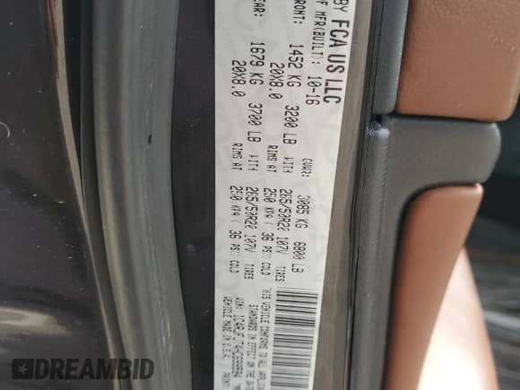 2017 Jeep Grand Cherokee Summit с VIN 1C4RJFJT4HC699594, выставлен на аукционе Copart как лот 47316525 с пробегом 116 465 миль миль и Списание • Salvage title. История ставок и продаж доступна на DreamBid. Изображение 13.