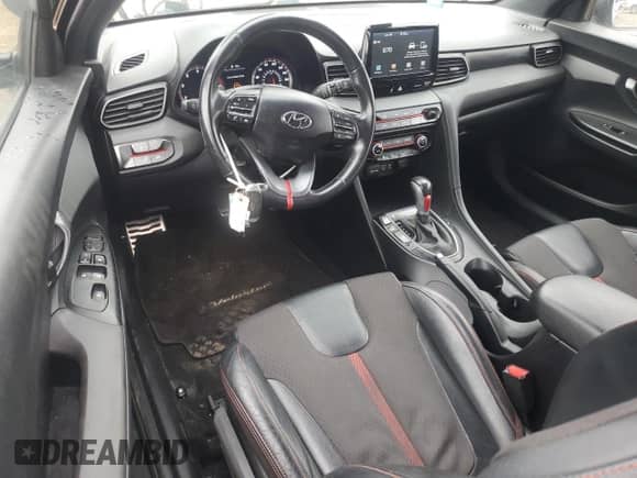 2019 Hyundai Veloster Turbo z VIN KMHTH6AB1KU008267, wystawiony jako Copart lot #66480505 z przebiegiem 130 768 mil mil oraz Szkoda całkowita • Salvage title. Historia ofert i sprzedaży dostępna na DreamBid. Obrazek 8.