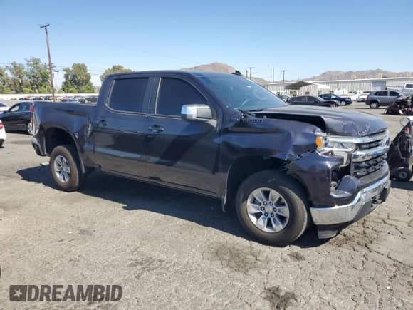 2023 Chevrolet Silverado 1500 LT with VIN 2GCPACED5P1151035, listed as a Copart auction lot 66167825 with 37,862 mi miles and Salvage title. Bid and sale history available at DreamBid. Image 4.