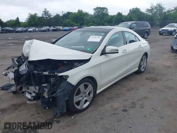 2016 Mercedes-Benz CLA 250 with VIN WDDSJ4GB3GN389742, listed as a IAAI auction lot 42509146 with 153,610 mi miles and . Bid and sale history available at DreamBid. Image 2.