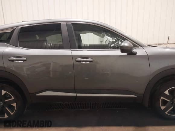 2025 Nissan Kicks SV with VIN 3N8AP6CB6SL325097, listed as a IAAI auction lot 42214771 with 6,163 mi miles and . Bid and sale history available at DreamBid. Image 14.