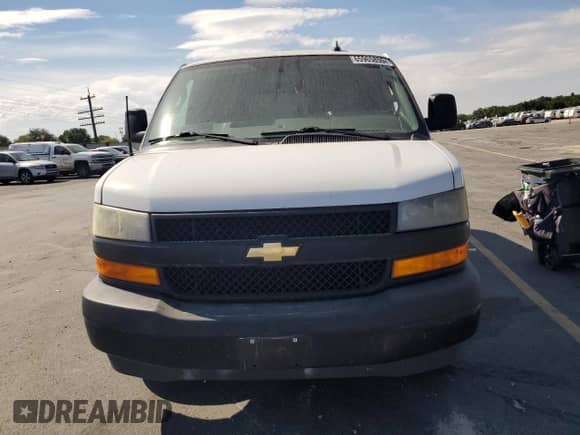 2021 Chevrolet Express Cargo with VIN 1GCWGAFP2M1249335, listed as a Copart auction lot 65965855 with 55,100 mi miles and Salvage title. Bid and sale history available at DreamBid. Image 5.