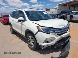 2016 Honda Pilot EX-L z VIN 5FNYF6H60GB034903, wystawiony jako IAAI lot #42181463 z przebiegiem 82 448 mil mil oraz . Historia ofert i sprzedaży dostępna na DreamBid. Obrazek 1.