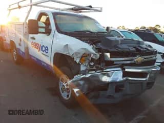 2011 Chevrolet Silverado 2500HD Work Truck with VIN 1GB0CVCG0BF177150, listed as a IAAI auction lot 43483419 with Not provided miles and . Bid and sale history available at DreamBid. Image 1.