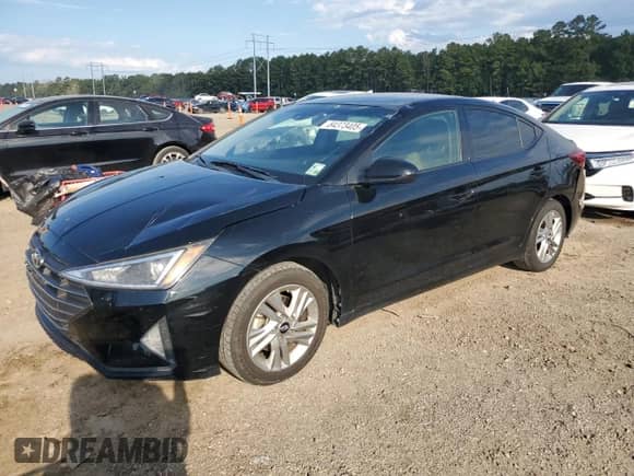 2020 Hyundai Elantra Value Edition with VIN KMHD84LF9LU925404, listed as a Copart auction lot 84373405 with 111,087 mi miles and Salvage title. Bid and sale history available at DreamBid. Image 1.