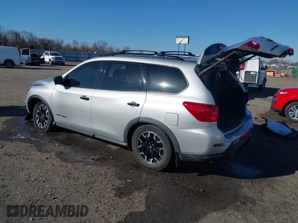 2019 Nissan Pathfinder SL with VIN 5N1DR2MN0KC640232, listed as a IAAI auction lot 41773841 with 98,155 mi miles and . Bid and sale history available at DreamBid. Image 3.