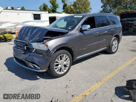 2015 Dodge Durango Citadel with VIN 1C4RDJEG3FC240741, listed as a Copart auction lot 71081895 with Not provided miles and Salvage title. Bid and sale history available at DreamBid. Image 1.