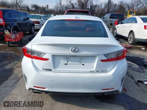 2016 Lexus RC 300 F Sport with VIN JTHSM5BC4G5000726, listed as a IAAI auction lot 41368650 with 52,925 mi miles and . Bid and sale history available at DreamBid. Image 17.