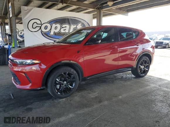 2024 Dodge Hornet R/T с VIN ZACPDFCW6R3A30656, выставлен на аукционе Copart как лот 84408185 с пробегом 46 619 миль миль и Чистый • Clean title. История ставок и продаж доступна на DreamBid. Изображение 1.