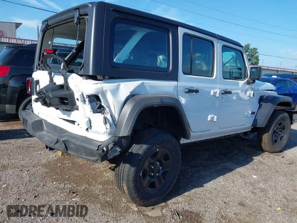 2025 Jeep Wrangler Sport S с VIN 1C4PJXDN2SW523322, выставлен на аукционе IAAI как лот 42694271 с пробегом 945 миль миль и . История ставок и продаж доступна на DreamBid. Изображение 4.