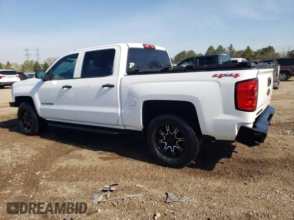 2014 Chevrolet Silverado 1500 LT with VIN 3GCUKREHXEG384709, listed as a Copart auction lot 53863605 with 109,537 mi miles and Salvage title. Bid and sale history available at DreamBid. Image 2.