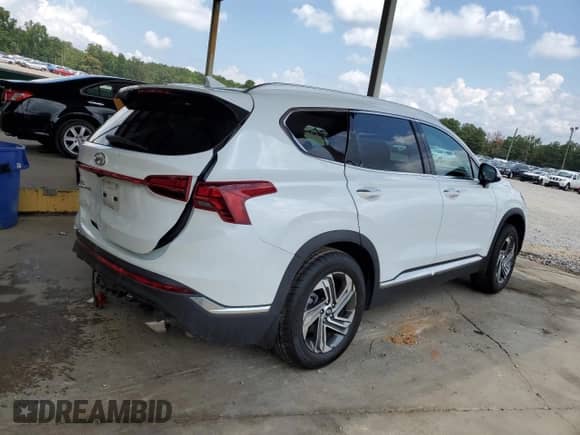 2022 Hyundai Santa Fe XRT with VIN 5NMS64AJ3NH406223, listed as a Copart auction lot 70181555 with 55,608 mi miles and Salvage title. Bid and sale history available at DreamBid. Image 3.