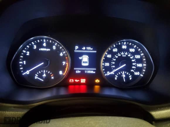 2020 Hyundai Elantra z VIN KMHH35LEXLU125062, wystawiony jako Copart lot #70095675 z przebiegiem 113 588 mil mil oraz Szkoda całkowita • Salvage title. Historia ofert i sprzedaży dostępna na DreamBid. Obrazek 9.