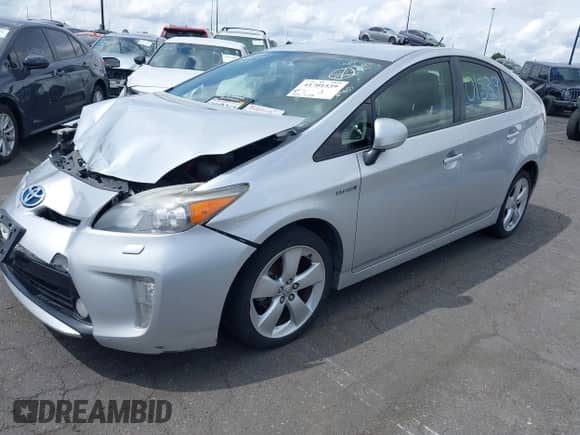 2012 Toyota Prius One with VIN JTDKN3DU0C5432829, listed as a IAAI auction lot 41701539 with 142,529 mi miles and . Bid and sale history available at DreamBid. Image 2.