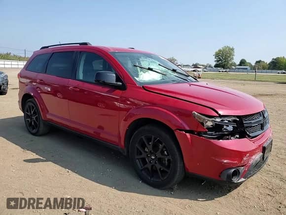 2018 Dodge Journey GT with VIN 3C4PDCEG9JT340407, listed as a Copart auction lot 81590835 with 89,222 mi miles and Salvage title. Bid and sale history available at DreamBid. Image 14.