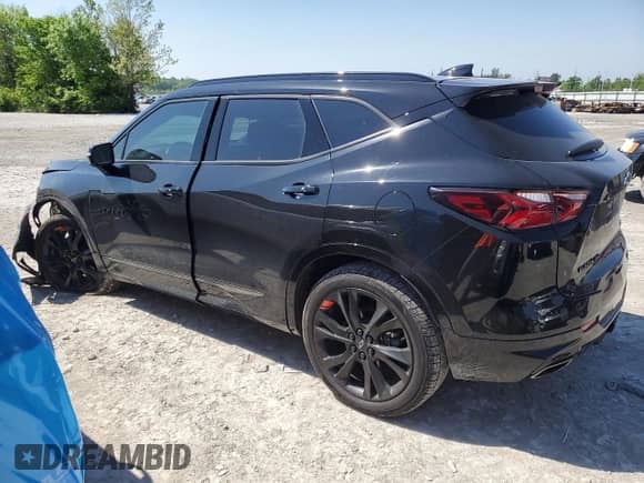 2021 Chevrolet Blazer RS z VIN 3GNKBKRS2MS522279, wystawiony jako Copart lot #56525875 z przebiegiem 44 883 mil mil oraz Szkoda całkowita • Salvage title. Historia ofert i sprzedaży dostępna na DreamBid. Obrazek 2.
