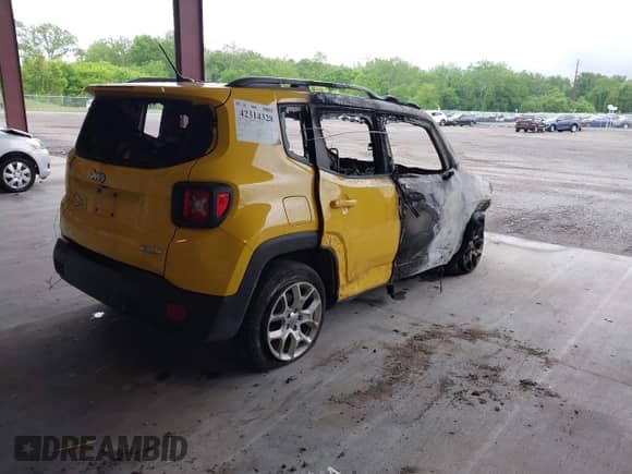 2017 Jeep Renegade Latitude с VIN ZACCJABB0HPE49909, выставлен на аукционе IAAI как лот 42314328 с пробегом 118 848 миль миль и . История ставок и продаж доступна на DreamBid. Изображение 4.