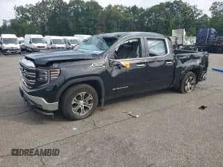 2025 GMC Sierra 1500 SLT with VIN 1GTUUDED6SZ127410, listed as a Copart auction lot 83850965 with Not provided miles and Salvage title. Bid and sale history available at DreamBid. Image 1.