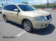 2013 Nissan Pathfinder Platinum with VIN 5N1AR2MN4DC655418, listed as a IAAI auction lot 43150375 with 100,491 mi miles and . Bid and sale history available at DreamBid. Image 1.