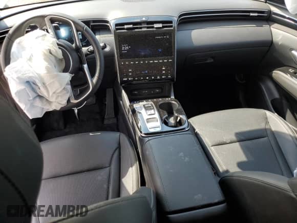 2023 Hyundai Tucson Limited with VIN KM8JECA10PU118417, listed as a Copart auction lot 81398765 with 5,828 mi miles and Salvage title. Bid and sale history available at DreamBid. Image 8.