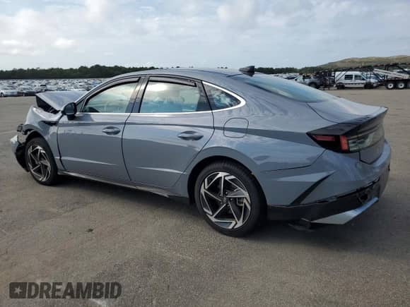 2025 Hyundai Sonata SEL Convenience z VIN KMHL14JA7SA454943, wystawiony jako Copart lot #81751865 z przebiegiem 5 136 mil mil oraz Szkoda całkowita • Salvage title. Historia ofert i sprzedaży dostępna na DreamBid. Obrazek 2.