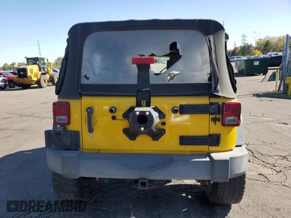 2008 Jeep Wrangler Unlimited X with VIN 1J4GA39168L580366, listed as a Copart auction lot 87229295 with Not provided miles and Clean title. Bid and sale history available at DreamBid. Image 6.