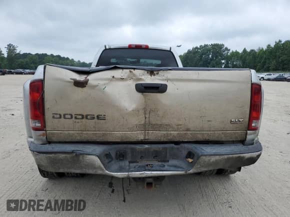 2005 Dodge 3500 SLT with VIN 3D7MR48C85G735993, listed as a Copart auction lot 62989945 with 323,954 mi miles and Clean title. Bid and sale history available at DreamBid. Image 6.