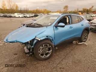 2025 Chevrolet Trax LT with VIN KL77LHEP2SC079664, listed as a Copart auction lot 78722414 with Not provided miles and Salvage title. Bid and sale history available at DreamBid. Image 1.
