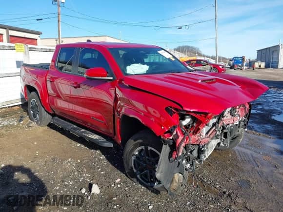 2024 Toyota Tacoma SR5 with VIN 3TYLB5JN1RT001686, listed as a IAAI auction lot 41071582 with 5,986 mi miles and . Bid and sale history available at DreamBid. Image 1.