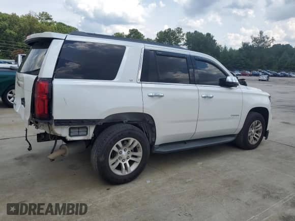 2017 Chevrolet Tahoe LT with VIN 1GNSCBKCXHR171503, listed as a Copart auction lot 66634415 with 195,010 mi miles and Salvage title. Bid and sale history available at DreamBid. Image 3.