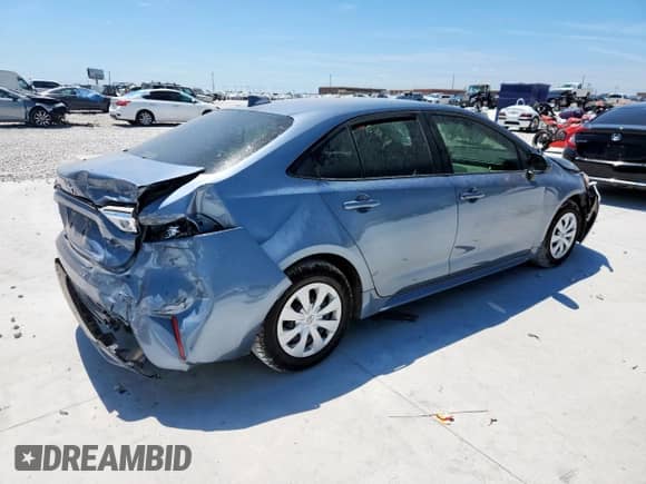 2021 Toyota Corolla L with VIN JTDDPMAE8MJ152316, listed as a Copart auction lot 68789835 with 68,183 mi miles and Salvage title. Bid and sale history available at DreamBid. Image 3.