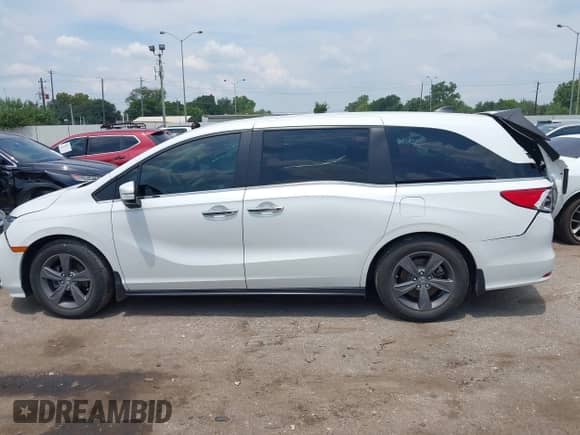 2021 Honda Odyssey EX с VIN 5FNRL6H51MB022260, выставлен на аукционе IAAI как лот 43035246 с пробегом 48 919 миль миль и . История ставок и продаж доступна на DreamBid. Изображение 14.