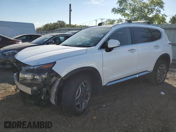 2022 Hyundai Santa Fe Limited с VIN KM8S7DA22NU045609, выставлен на аукционе Copart как лот 84923535 с пробегом 52 104 миль миль и Списание • Salvage title. История ставок и продаж доступна на DreamBid. Изображение 1.