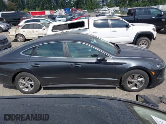 2023 Hyundai Sonata SE with VIN KMHL24JA7PA259221, listed as a IAAI auction lot 43131522 with 19,784 mi miles and . Bid and sale history available at DreamBid. Image 13.