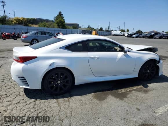 2016 Lexus RC 200t F Sport с VIN JTHHA5BC2G5002445, выставлен на аукционе Copart как лот 63699745 с пробегом 71 560 миль миль и Списание • Salvage title. История ставок и продаж доступна на DreamBid. Изображение 3.
