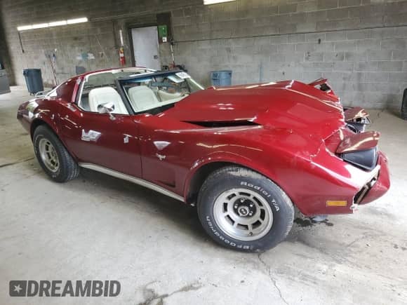 1977 Chevrolet Corvette z VIN 1Z37X7S438954, wystawiony jako Copart lot #69469584 z przebiegiem 6 678 mil mil oraz Czysty tytuł • Clean title. Historia ofert i sprzedaży dostępna na DreamBid. Obrazek 4.